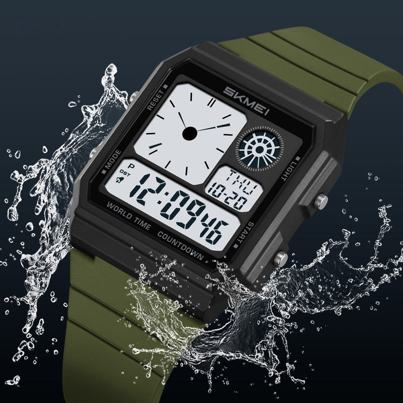 Men's Waterproof Multifunctional Electronic Sports Watch