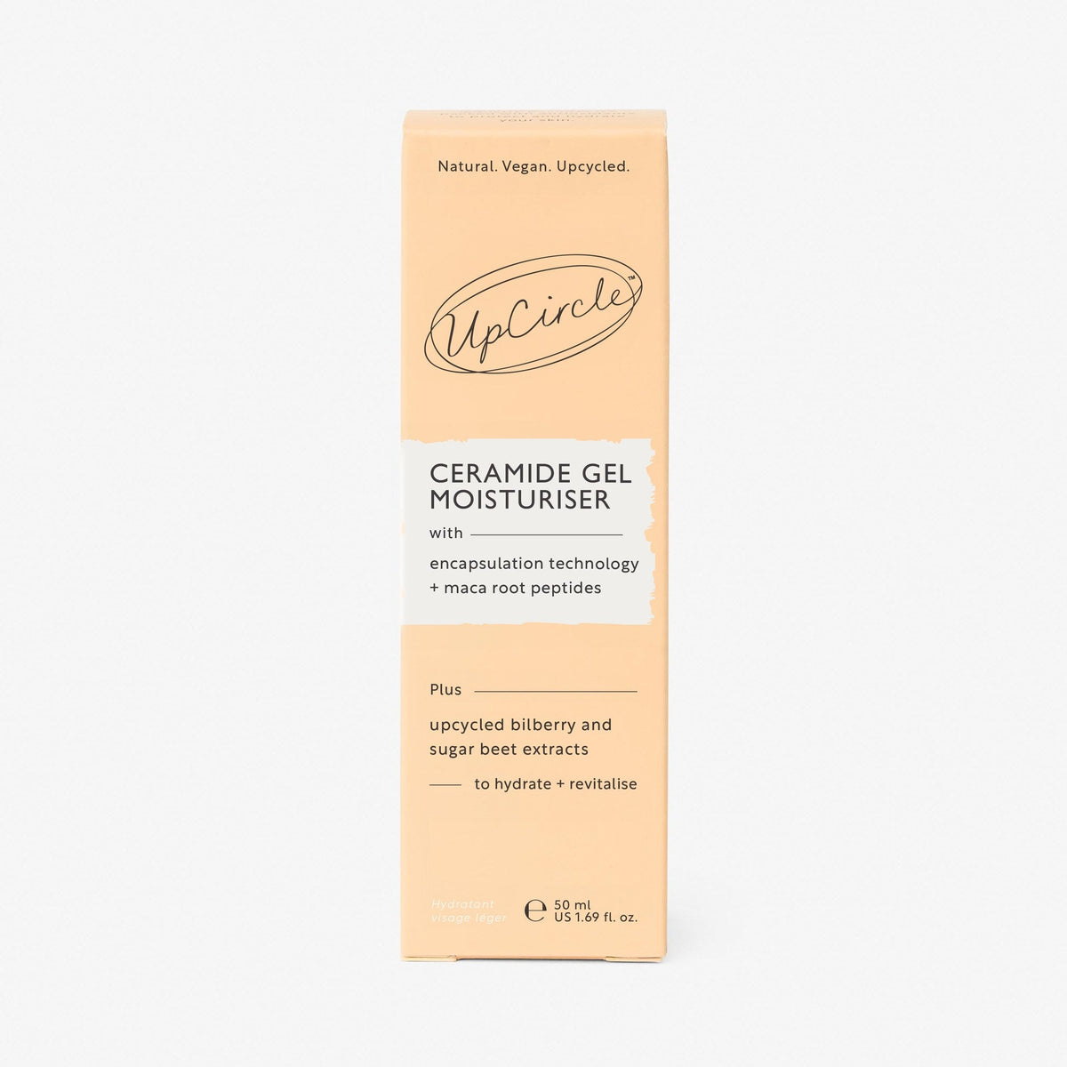UpCircle Ceramide Gel Moisturizer with Maca Root Peptides