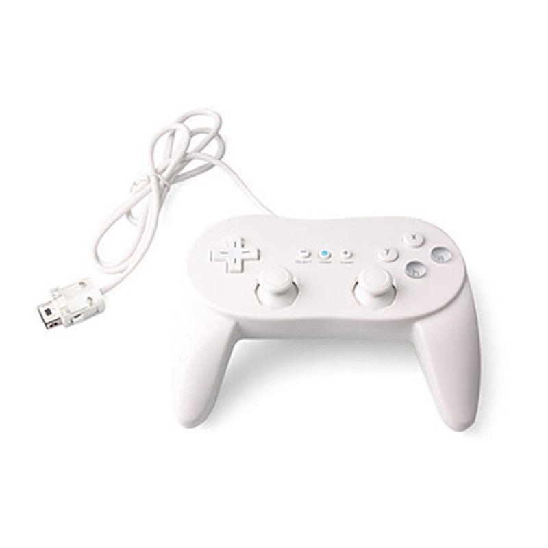 Classic White And Black Wired Pro Remote Game Controller Compatible With PC Laptop