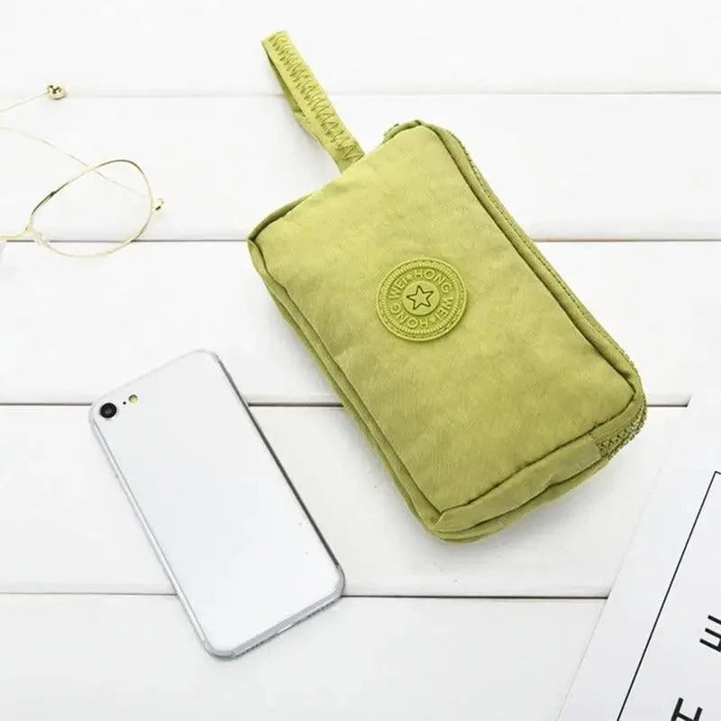 Cute Pink Leather Woman Wallet Fashion Stylish Zipper Mini Bag For Women Short Simple Wallets