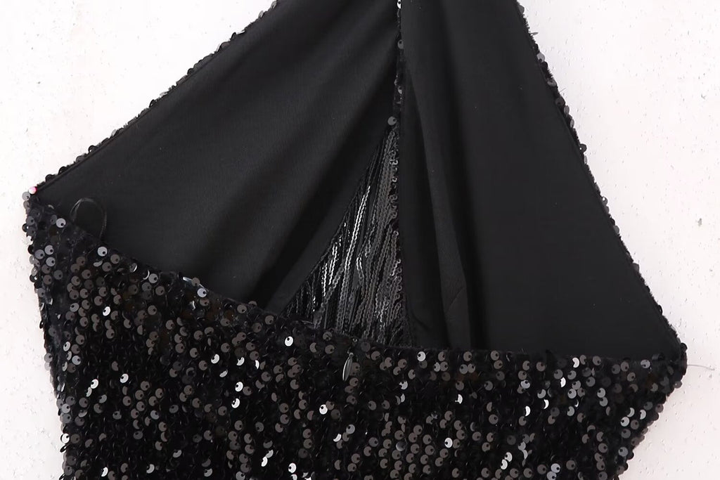 New Halter Backless Tassel Beads Decoration Jumpsuit