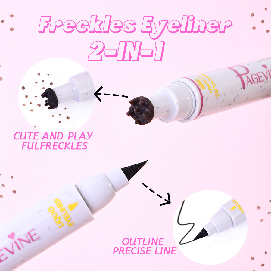 Women's Double-headed Fleck Removal Pen Liquid Eyeliner