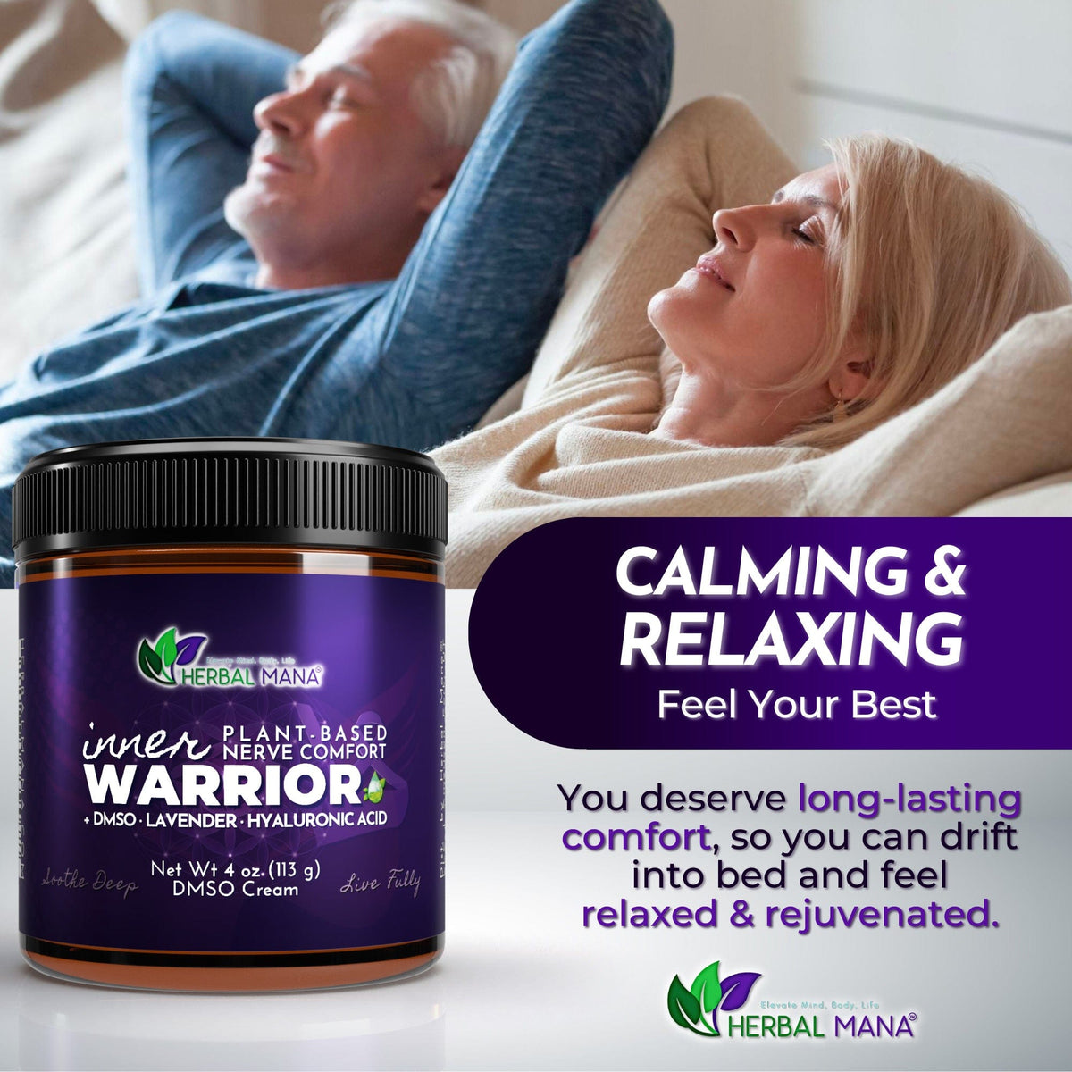 DMSO Cream for Nerve Pain Relief & Sleep | Inner Warrior