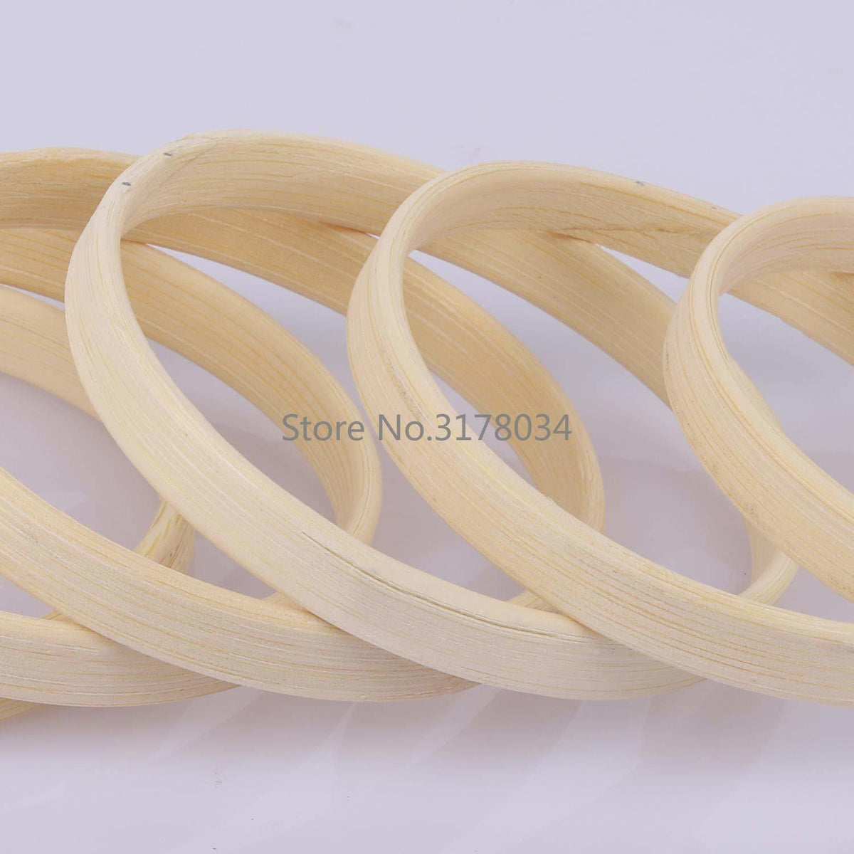 Dream Catcher Ring Round Bamboo Circle Embroidery Hoop Set Bamboo Circle Cross Stitch Hoop Ring Wind Chime DIY Hanging Accessories Wedding Wreath Decor Wall Crafts For Embroidery & Cross Stitch