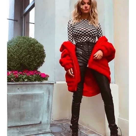 Durable Autumn Winter Faux Fur Coat For Women Casual Warm Soft Zipper Fur Jacket Plush Overcoat Pocket Plus Size Teddy Coat For Female