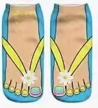 3D-printed Flip-flop Toe Socks