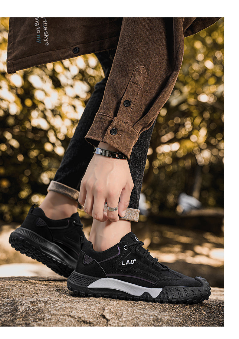 2026 New Men's Safety Work Shoes, Comfortable Versatile Mesh Casual Sneakers, Anti-slip Wear-resistant Working Footwear