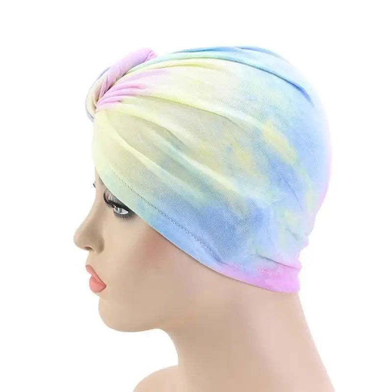 Elegance Mommy And Kids Turban Hat Cap With Big Bow Soft Cute Knot Nursery Beanie Knotted Headban