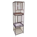 EuroGold Large Parrot Cage 45x48x185 cm Tall Bird Cage
