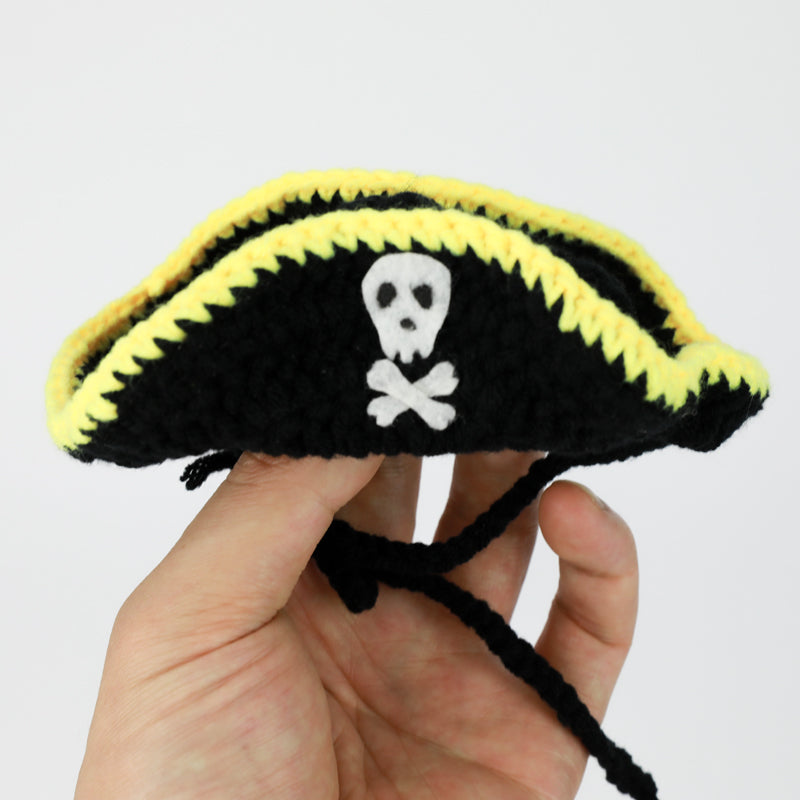 Pirate Hat Leaky Ear Small Handmade Pet Costume