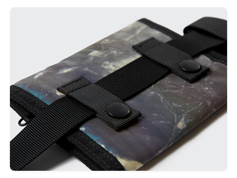 Irregular Personality Laser Reflective Crossbody Chest Bag