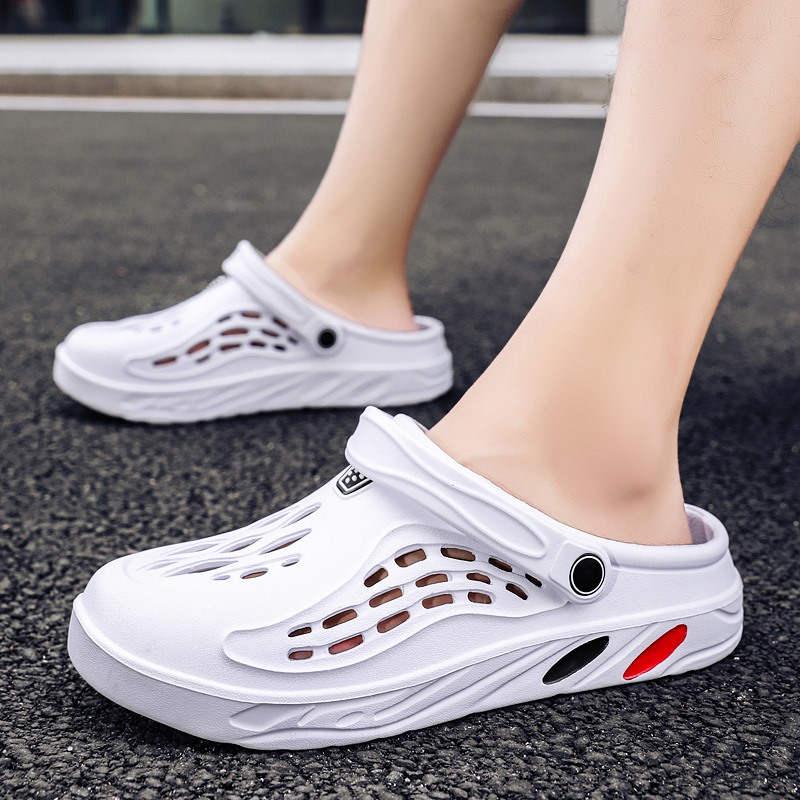 Fashion Men's Sandal For Home Platform Flip Flops Sandals Summer Shoes For Men Outdoor Fashion Clogs Non Slip Water Shoes With Strap Sports Sandals Lightweight Quick Dry Adult Clogs