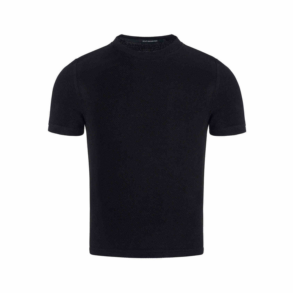 Men's Round Neck Tight Fit Tee