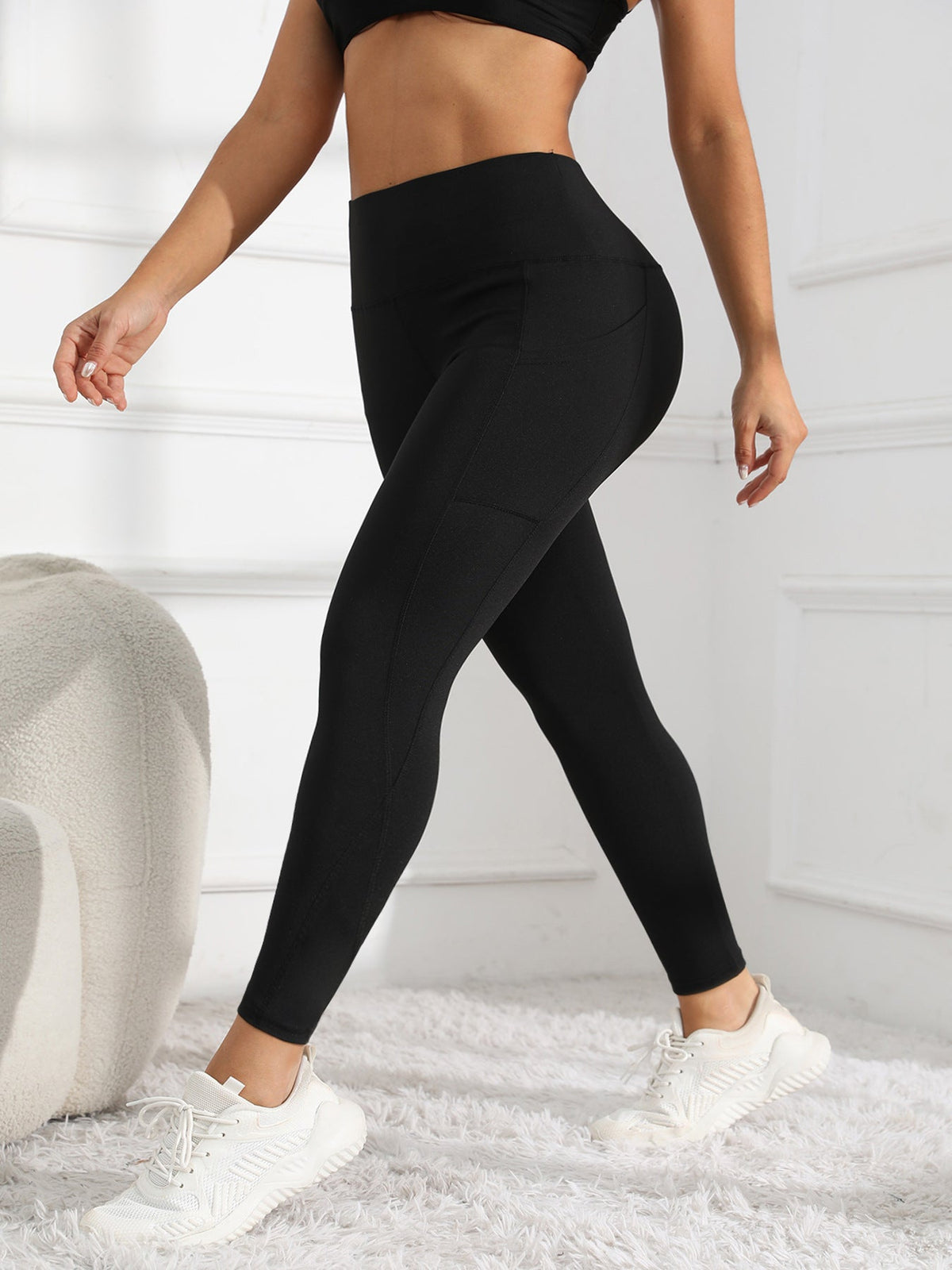 European-Style Cross-Border Yoga Pants New Popular Outdoor Sports Butt-Lifting Fitness Pants Slim High-Waisted Running Leggings For Women
