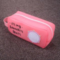 Fruit Pattern Pencil Case Large Capacity Candy Colors Pencil Cases High School College Office Supply Pencil Box
