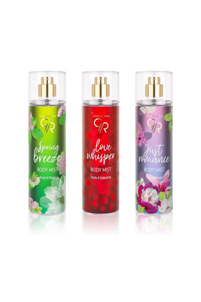 Golden Rose Just Romance Body Mist - Fruity Freesia & Peony Body Spray