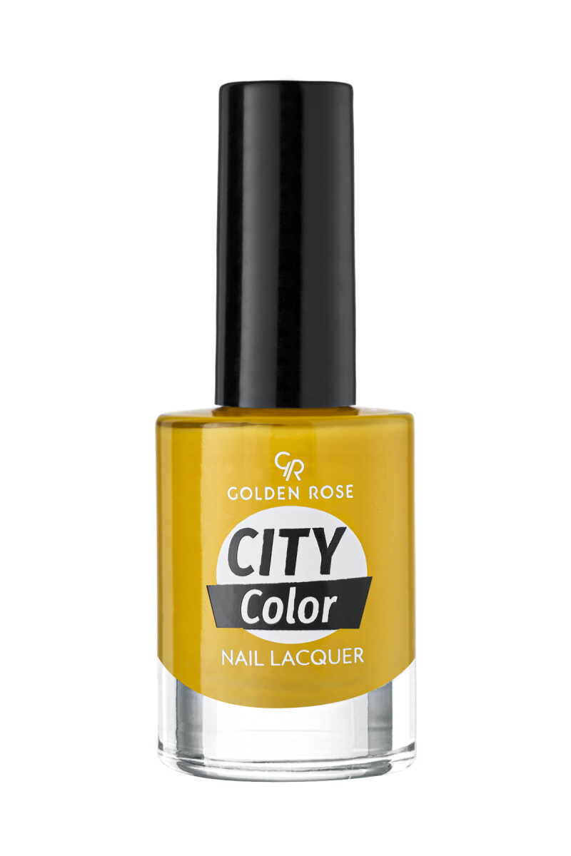Golden Rose City Color Nail Lacquer 63 Yellow Nail Polish, High Shine
