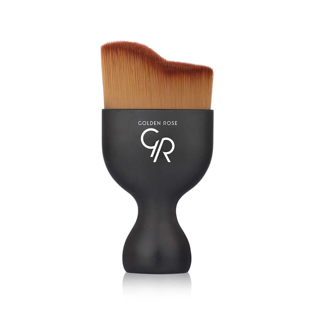Golden Rose Contour Kabuki Brush for Powder and Cream Contour