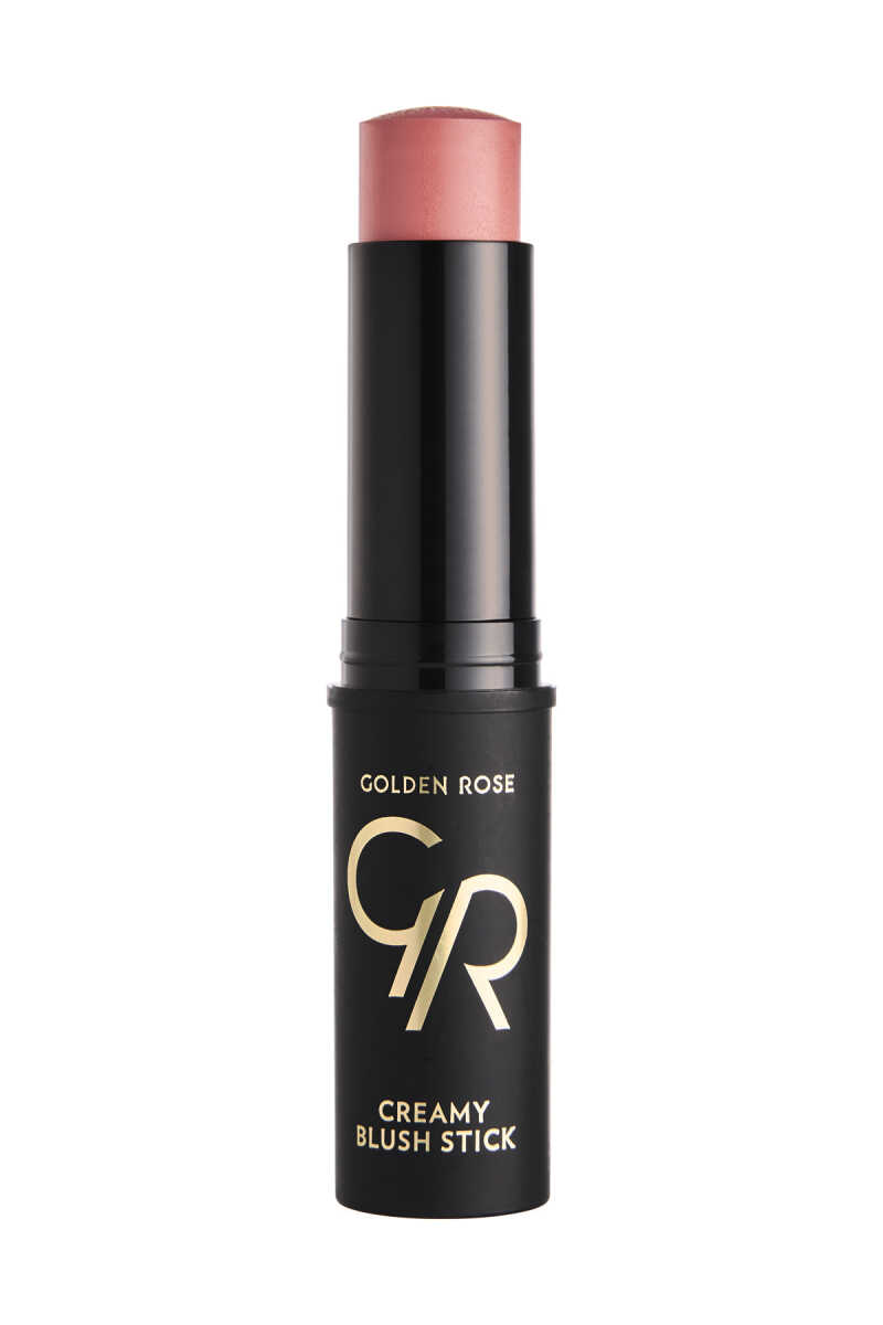 Golden Rose Creamy Blush Stick 102 Peachy - Natural Cheek Color