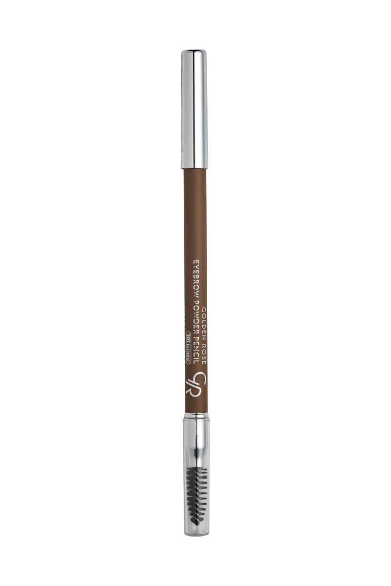 Golden Rose Eyebrow Powder Pencil 101 Blonde with Brush, Matte Finish