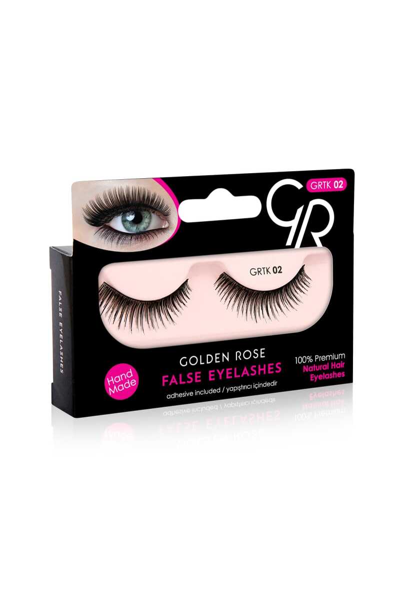 Golden Rose False Eyelashes 02 Natural Volume for Everyday Glam