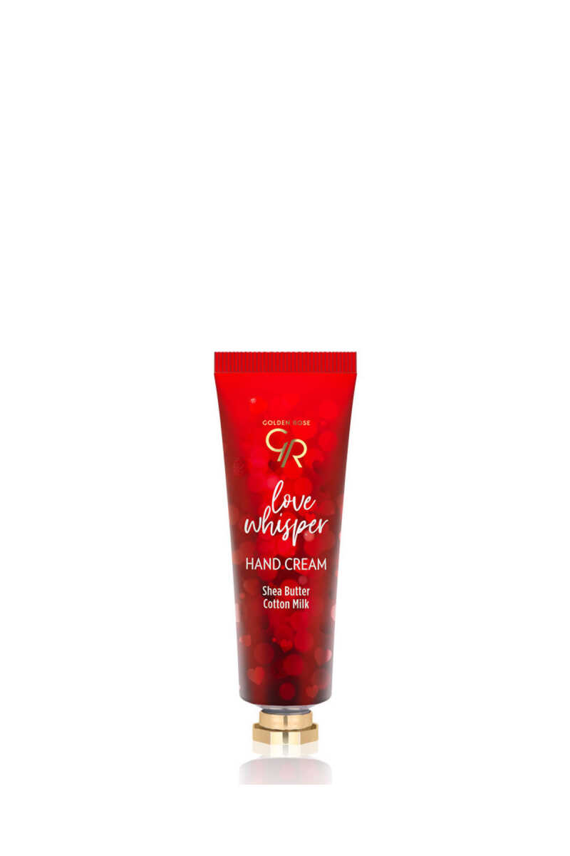 Golden Rose Love Whisper Hand Cream with Shea Butter & Vitamin E