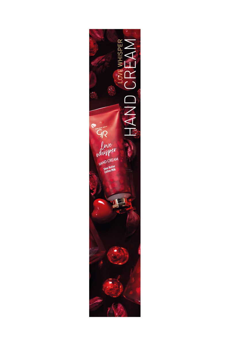 Golden Rose Love Whisper Hand Cream with Shea Butter & Vitamin E