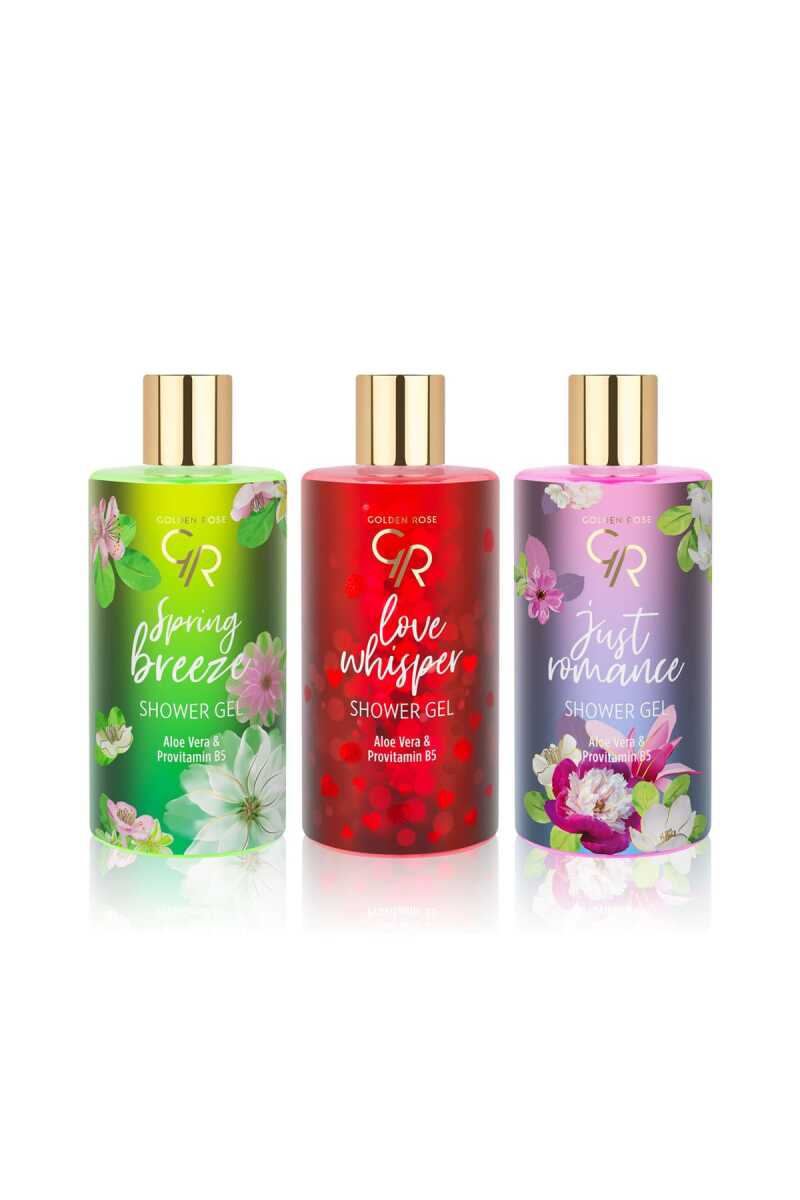 Golden Rose Spring Breeze Shower Gel with Aloe Vera and Provitamin B5