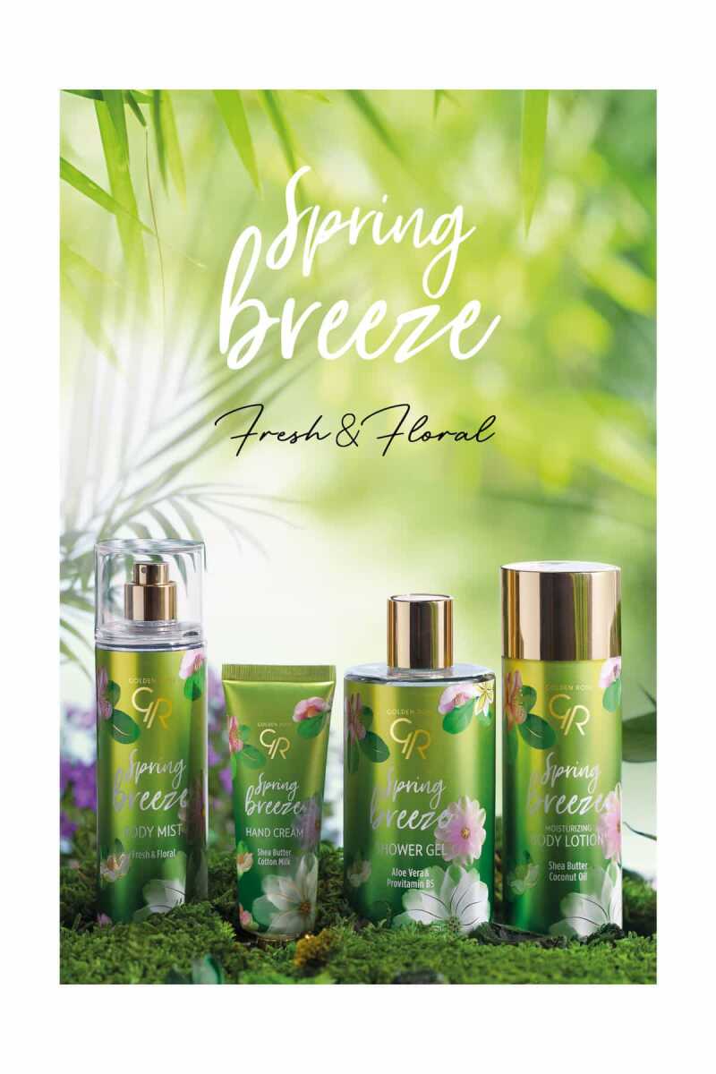 Golden Rose Spring Breeze Shower Gel with Aloe Vera and Provitamin B5