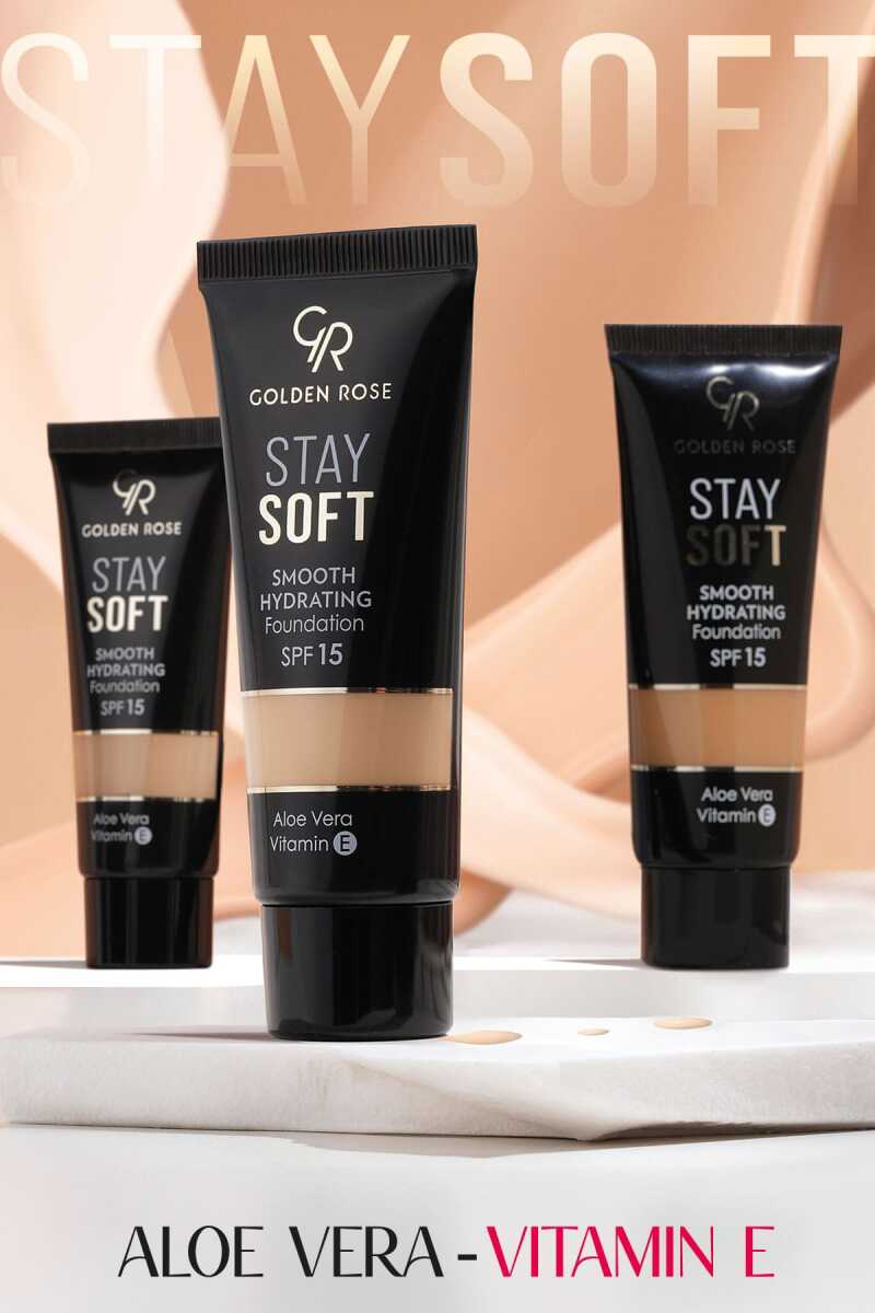 Golden Rose Stay Soft Smooth Hydrating Foundation 212