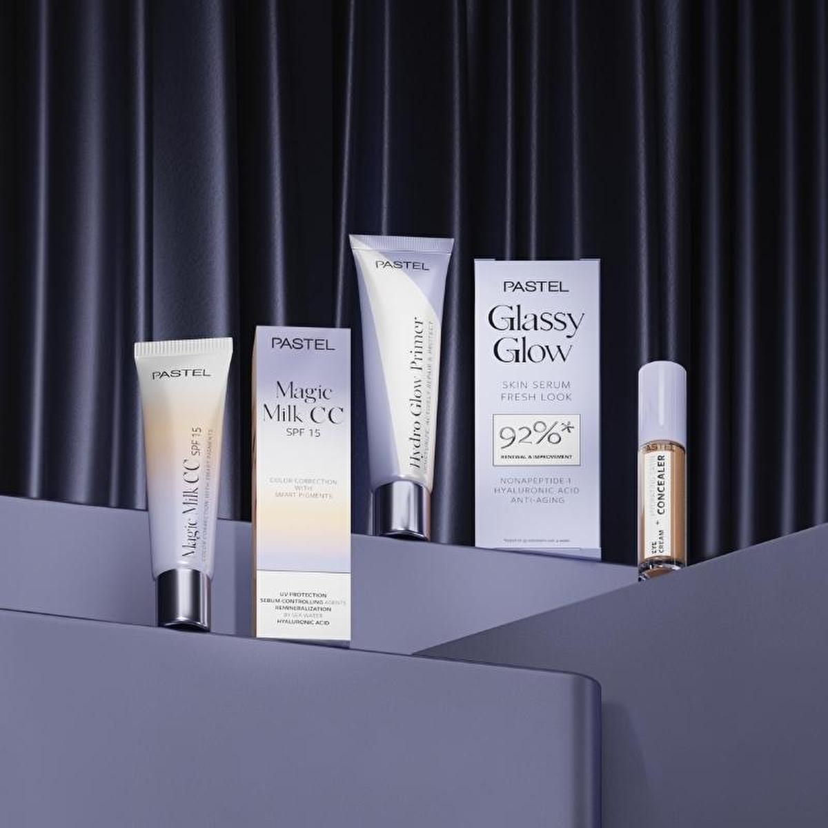 Pastel Makeup Eye Cream Concealer: 2-in-1 Hydrating Satin Concealer & Brightening Eye Cream for Dark Circles