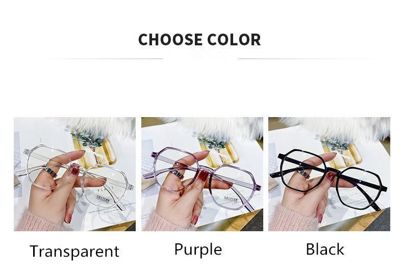 Hexagonal Frame for Women Men, Fashion Glasses Men And Women Reading Glasses Cute Clear Optical Glasses Frame Women Round Frame Retro Eyeglasses + 1.0 + 1.5 + 2.0 + 2.5 + 3.0 + 3.5 + 4.0
