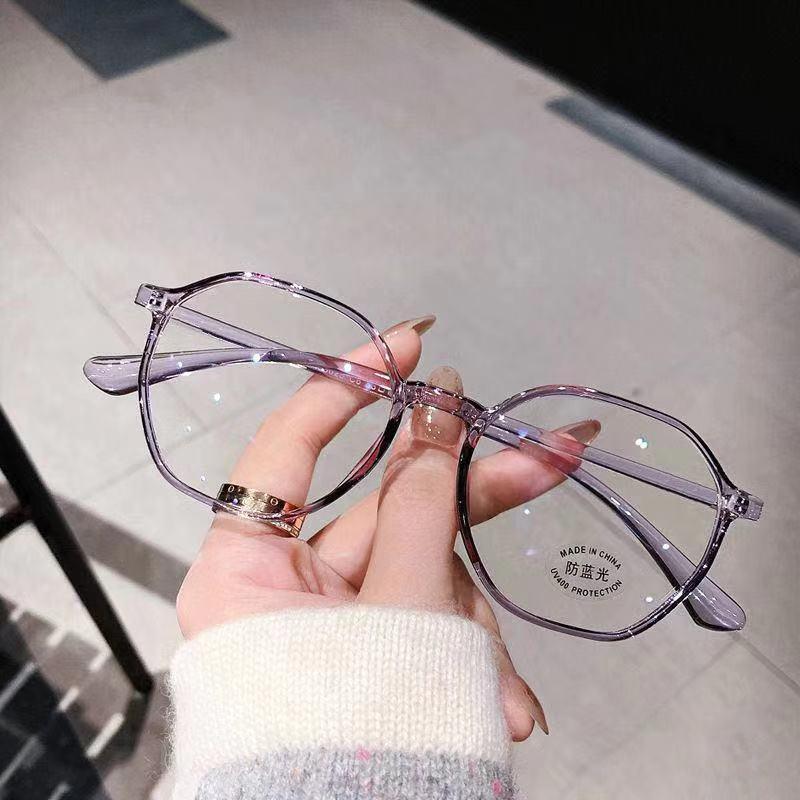 Hexagonal Frame for Women Men, Fashion Glasses Men And Women Reading Glasses Cute Clear Optical Glasses Frame Women Round Frame Retro Eyeglasses + 1.0 + 1.5 + 2.0 + 2.5 + 3.0 + 3.5 + 4.0