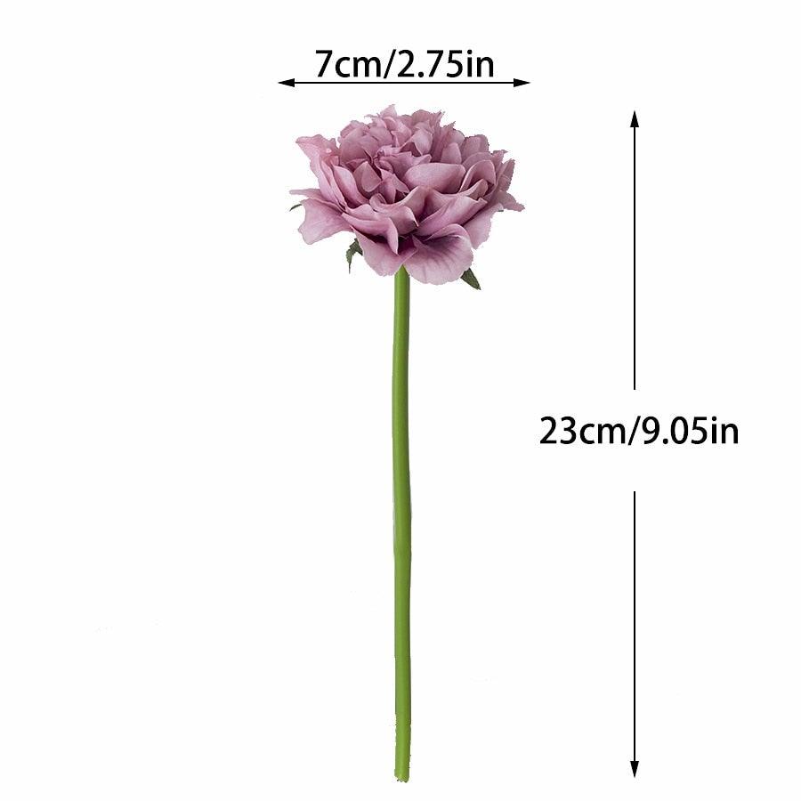 High Quality Peony Artificial Silk Flowers Bunches For Bridal Bouquet Wedding Living Room Table Home Garden Decoration Artificial Peony Silk Flowers Bouquet for Wedding Home Garden Decoration