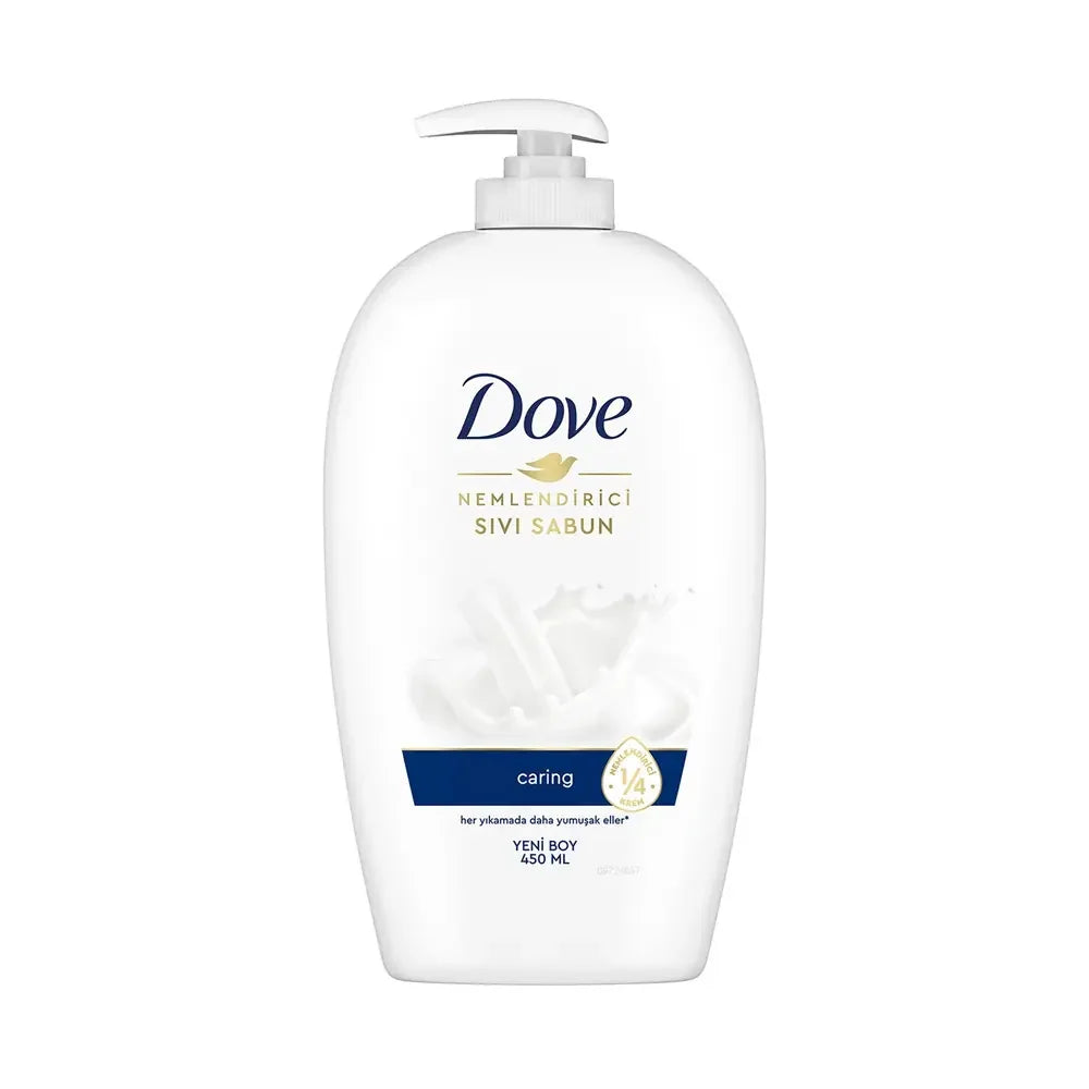 Dove Caring Liquid Hand Wash with 1/4 Moisturizing Cream 450 ml