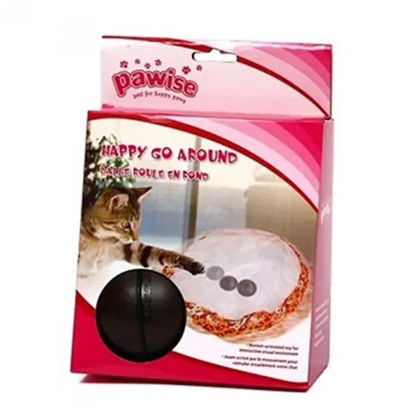 Pawise Happy Go Around Cat Play Ring with Durable Build