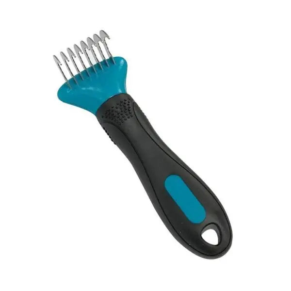 M-Pets Dematting Tool for Dogs - Stainless Steel Undercoat Rake & Comb