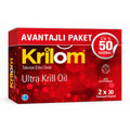 Tab Ilac Krilom Ultra Krill Oil Softgels 2x30 Capsules - Omega-3 Food Supplement