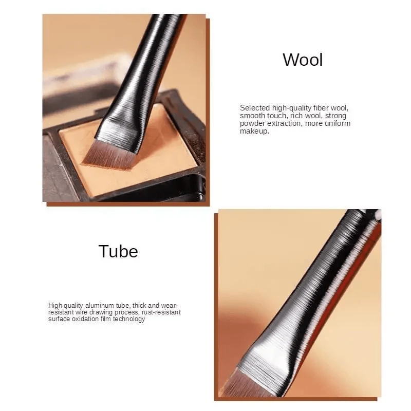 Lavish Style Contour Brush Eyebrow Eyeliner Brush Professional Small Angled Eyebrow Brush High Quality Eye brow liner Brush Makeup Tools