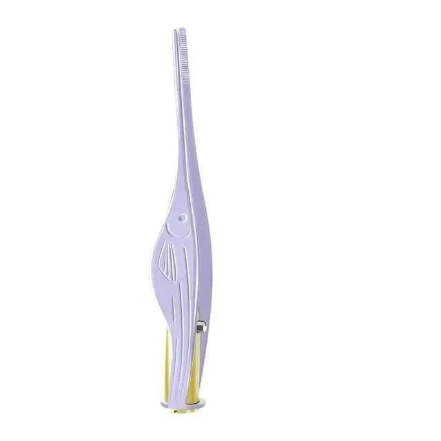 LED Flashlight Stainless Steel Tweezers Ear Pick Clean Colorful Tweezers Tool Hair Removal Care