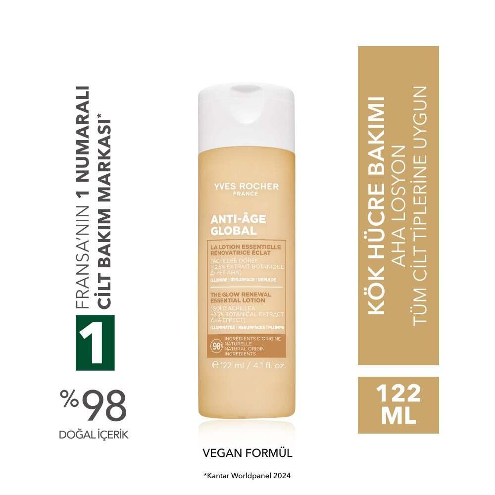 Yves Rocher Anti Age Global AHA Lotion with Plant Stem Cells 122ml