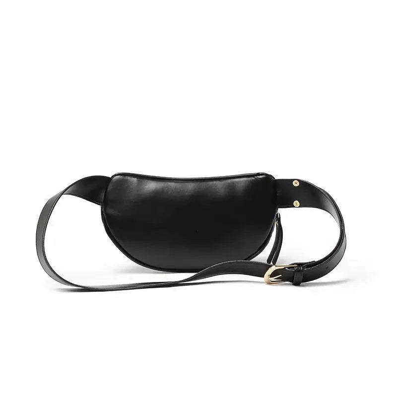 Luxurious Women PU Leather Waist Bags Waterproof Belt Bag Cross Body Fanny Pack Travel Bum Bag