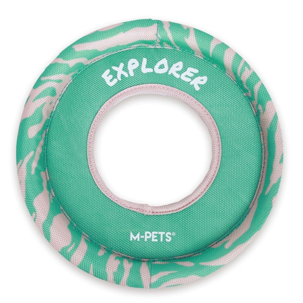 M-Pets Sprintpuff Frisbee Dog Toy, Floating Green, 24 cm