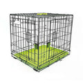 M-Pets Voyager 2-Door Dog Crate Secure Lock Large Green 91cm