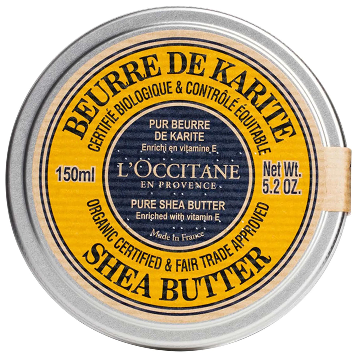 100% Pure Shea Butter Balm: Organic, Natural Skin & Hair Moisturizer | Fair Trade | Dry Skin Treatment & Intense Hydration