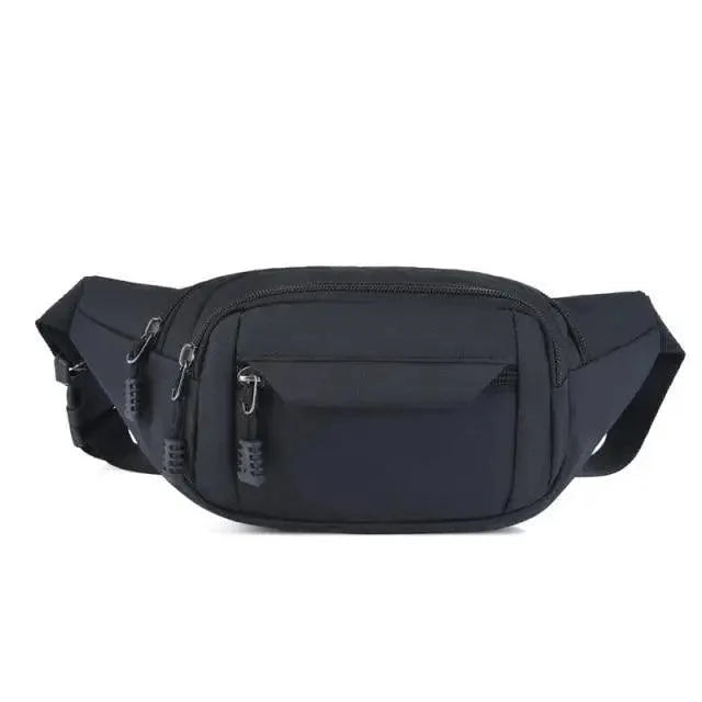 Men Blue Waterproof Belt Bag Fashion Chest Pack New Design High Quality Outdoor Sports Fanny Pack Men's Travel Shoulder Bags