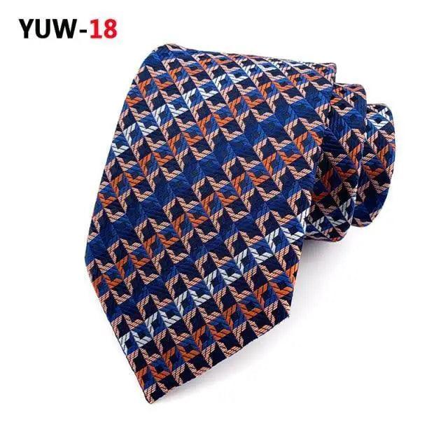 Men Business Elegant Necktie Design Silk Wedding Tie For Men Office Mens Fashion Formal Tie