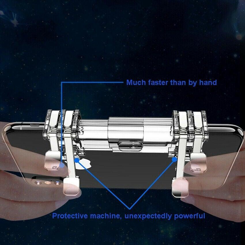 Mobile Trigger Gamepad Controller Sensitive Touch Fire Button Shooter Grip Trigger Aim Key Joystick for IOS Android
