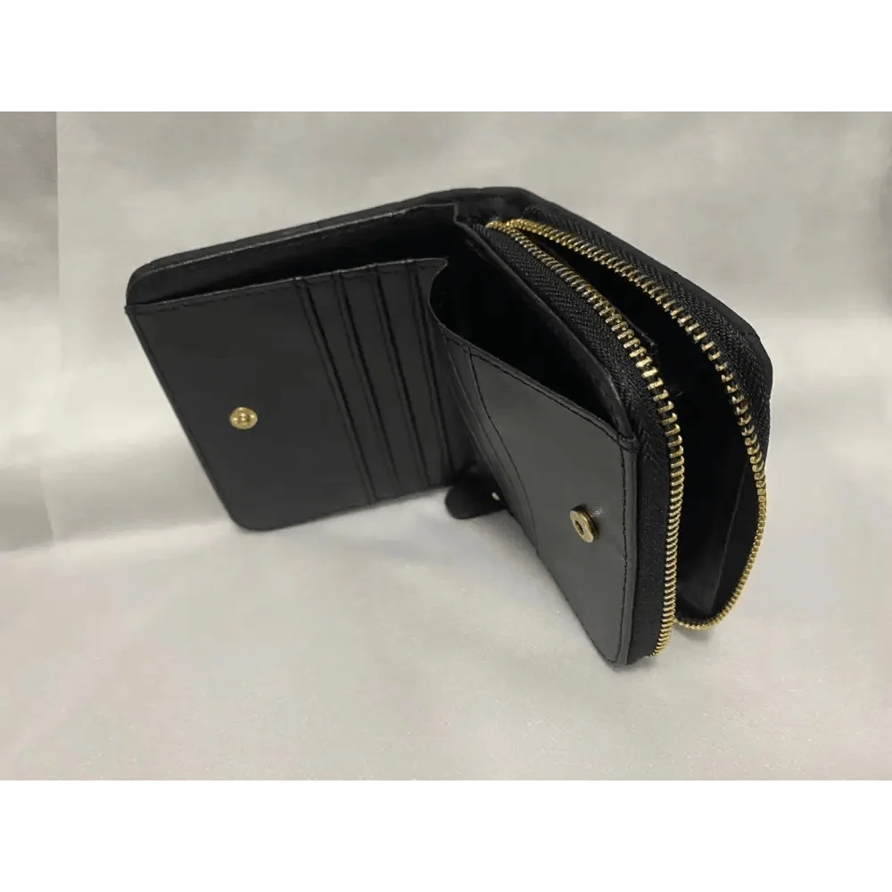 Modern PU Leather Card Holder Wallet Women Fashion Small Zipper Wallet Retro Mini Bags For Women