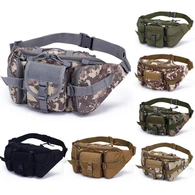 Multifunction Tactical Military Waist Bag Classical Design Outdoor Sports Running Men Travel Fanny Bag